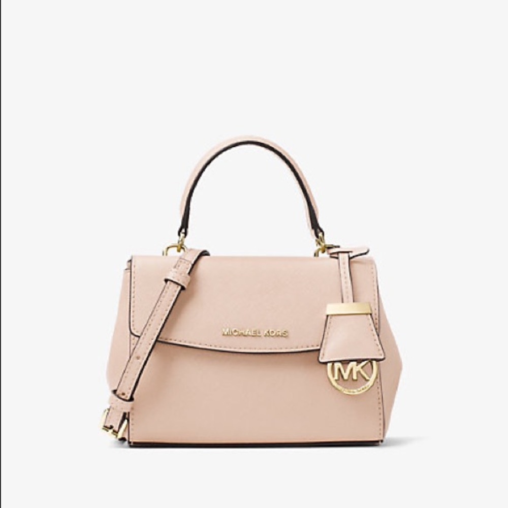 Micheal Kors Ava Extra-Small Saffiano Leather Crossbody
